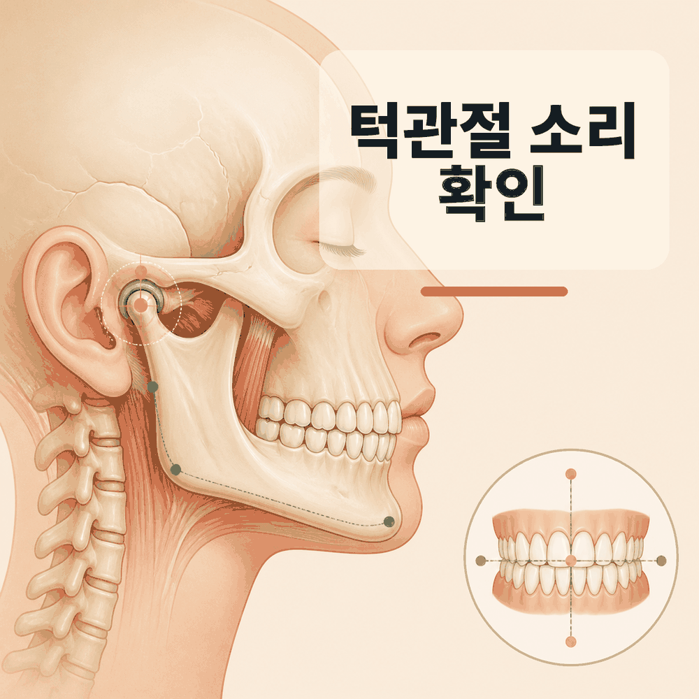 경남 치과 턱에서 소리만 나고 아프지 않을 때 지켜봐도 되는 기준과 자가관리 핵심 정보 이미지