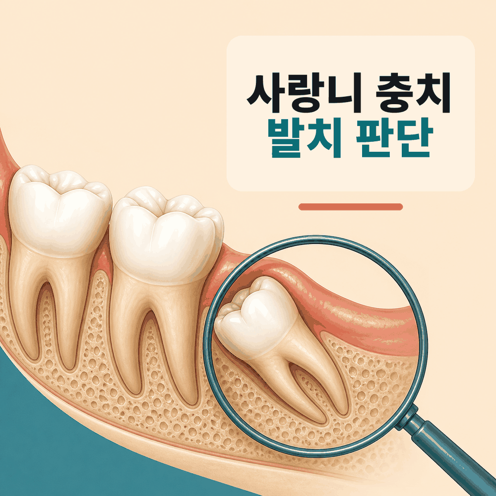사랑니 충치 발치 고급 해부학 라인드로잉 썸네일