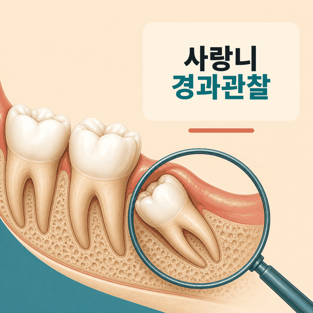 매복 사랑니 발치가 필요한 경우와 관찰이 가능한 경우